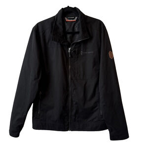 Free Country Men’s M Outdoor‎ Softshell Lightweight Logo Jacket Chore Black